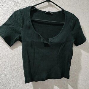 ZARA -M-CROP TOP KNIT